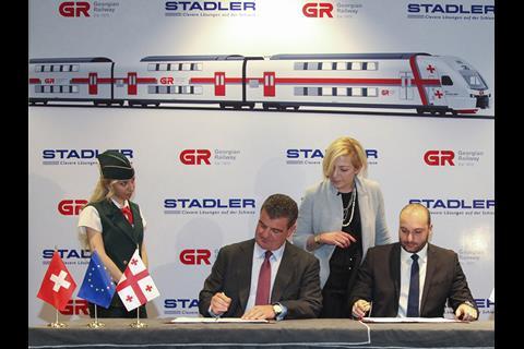 Georgian Railway has bought four four-car EMUs from the Aeroexpress order.